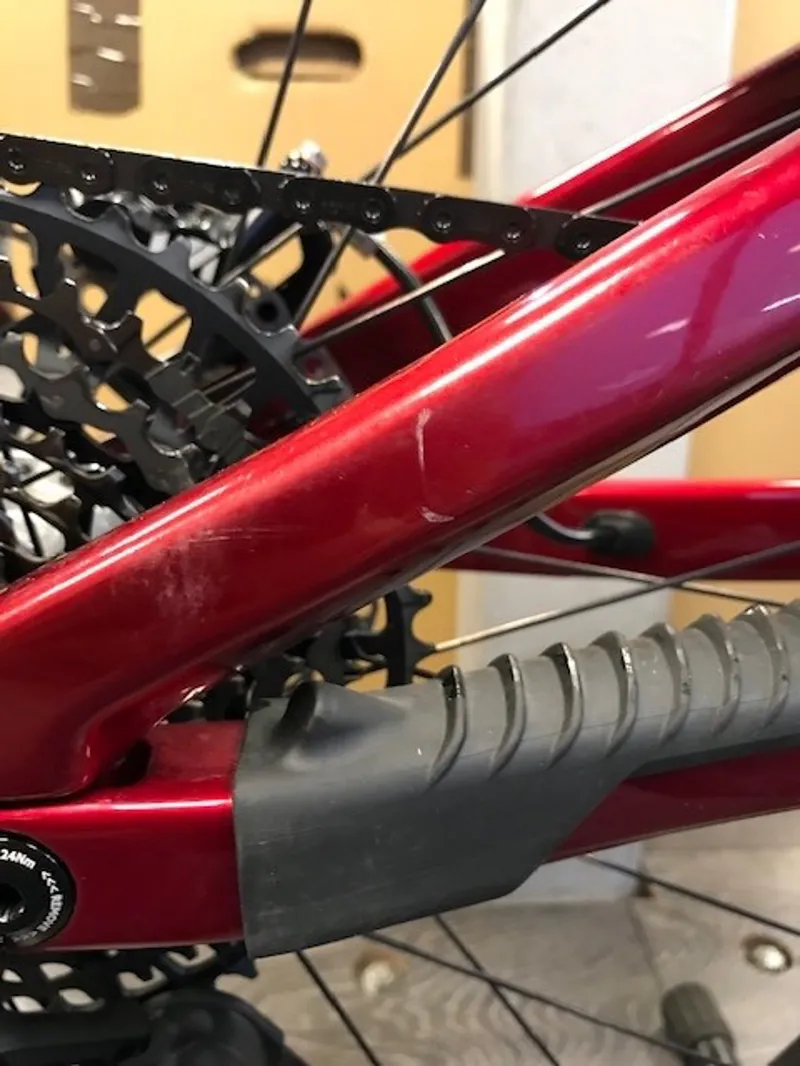 Ex Demo Whyte E-Lyte Evo Stag Works Electric Bike 2025 Gloss Ruby Red/Black Fade/BLK1-3