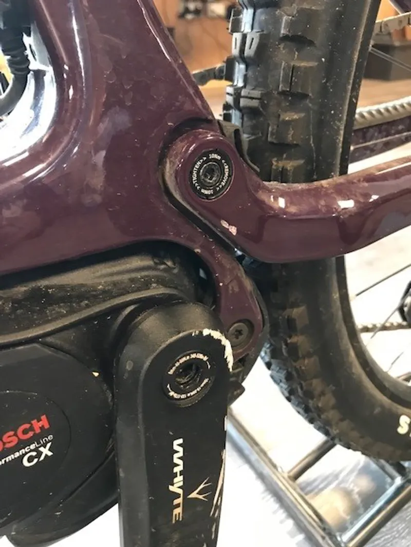 Ex Demo Whyte E-Lyte 150 Evo RS Small Electric Bike 2025 Gloss Purple/Black-1