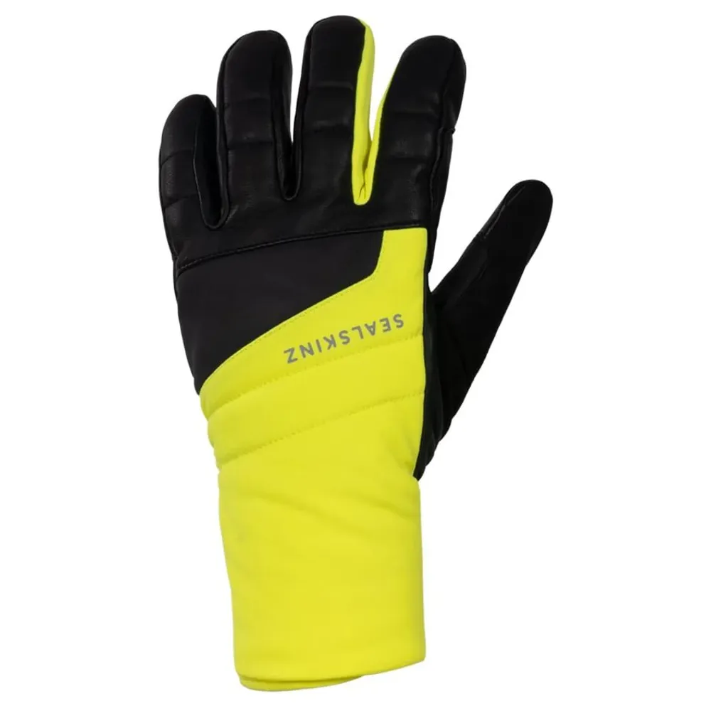 SealSkinz SealSkinz Waterproof Extreme Cold Weather Insulated Gauntlet with Fusion Control Neon Yellow/Black
