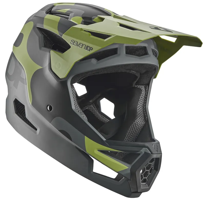 7iDP Project 23 ABS FullFace MTB Helmet Army Camo-7