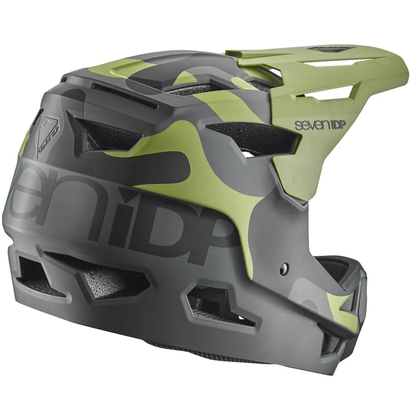 7iDP Project 23 ABS FullFace MTB Helmet Army Camo-5