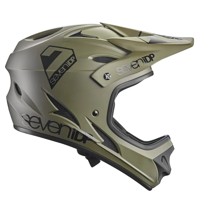 7iDP M1 FullFace MTB Helmet Army Green-5
