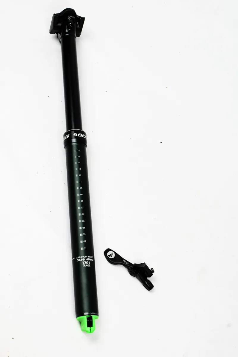 OE SDG Tellis V2 Dropper Seat Post 31.6mm Black-3