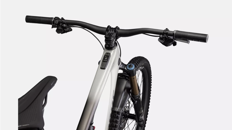 Specialized Levo SL S-Works Carbon Electric Bike 2023 Gloss White/Gunmetal/Silver Dust-6