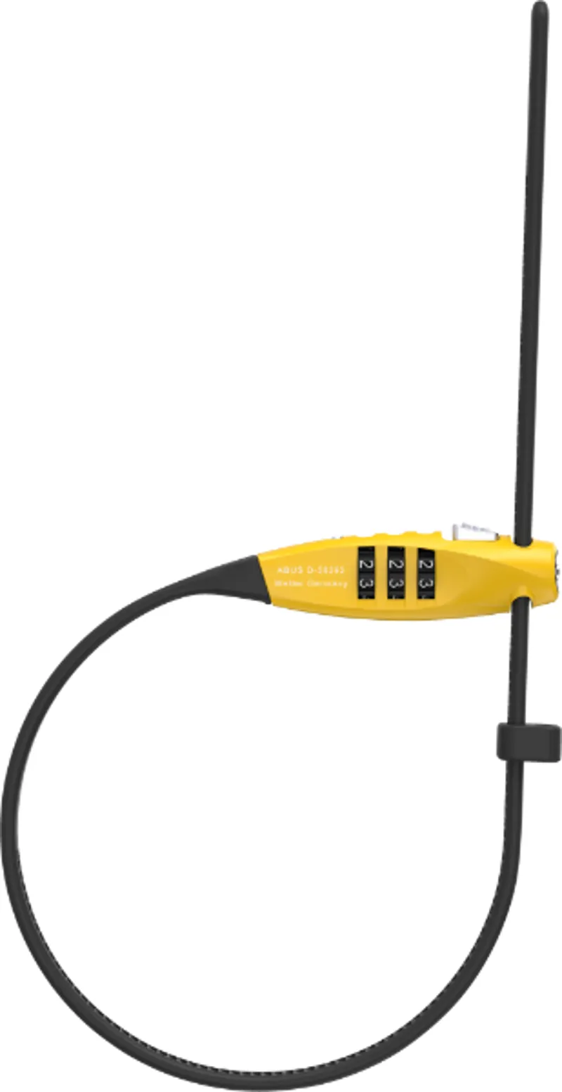 Abua Combiflex Travelguard Cable Lock 45cm Yellow