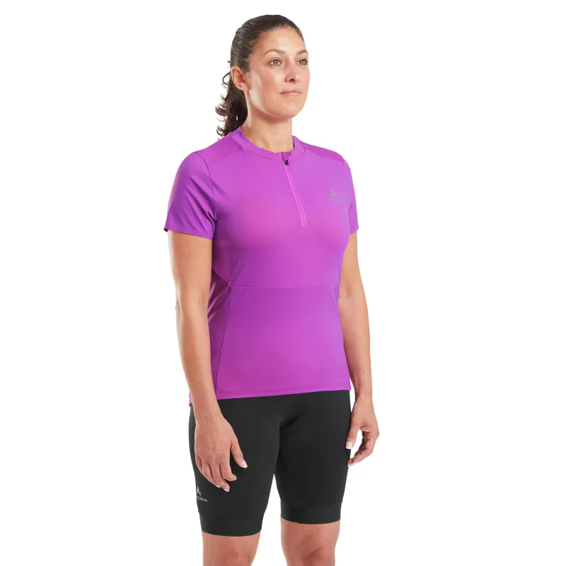 Altura Womens Airstream Short Sleeve Jersey Fuchsia Pink -4