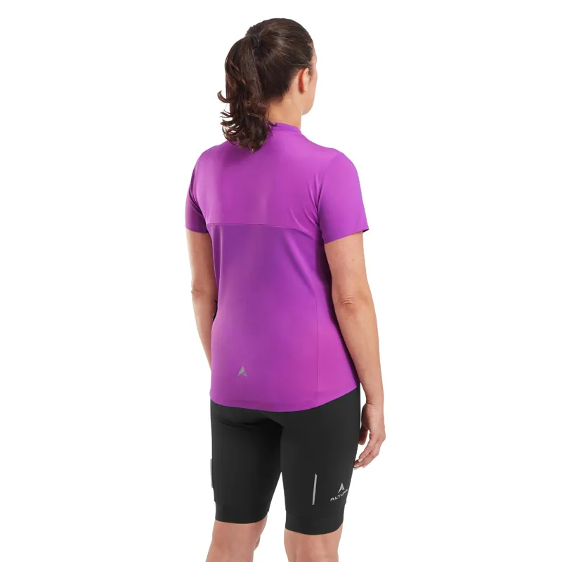 Altura Womens Airstream Short Sleeve Jersey Fuchsia Pink -6