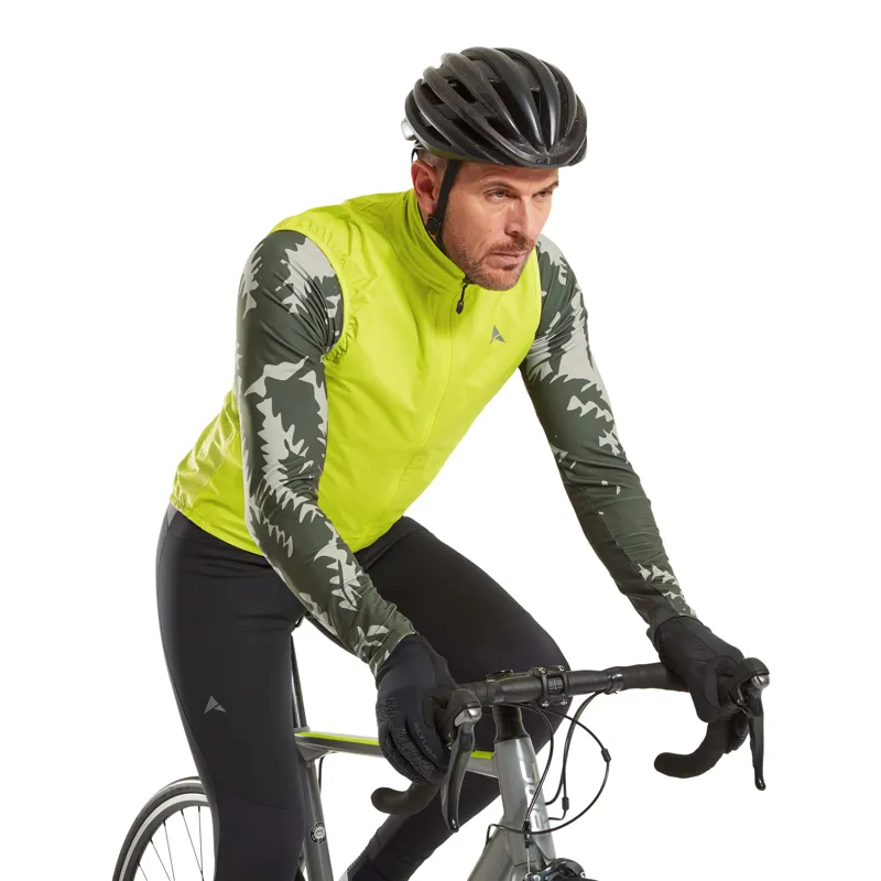 Altura Icon Pocket Rocket Waterproof Packable Road Gilet Lime-5