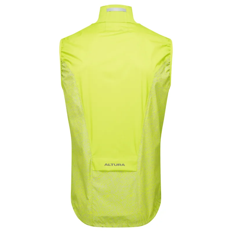 Altura Icon Pocket Rocket Waterproof Packable Road Gilet Lime-1