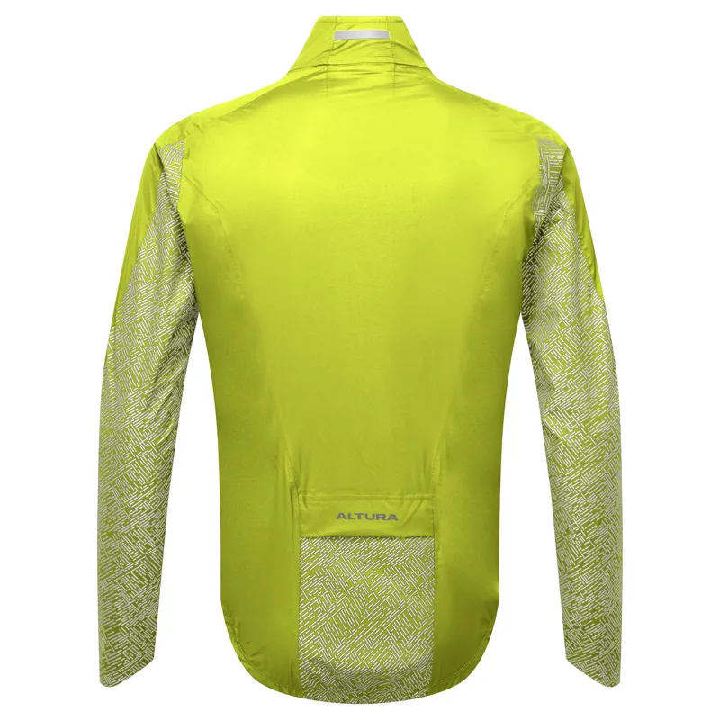 Altura Icon Pocket Rocket Waterproof Packable Road Jacket Lime-1