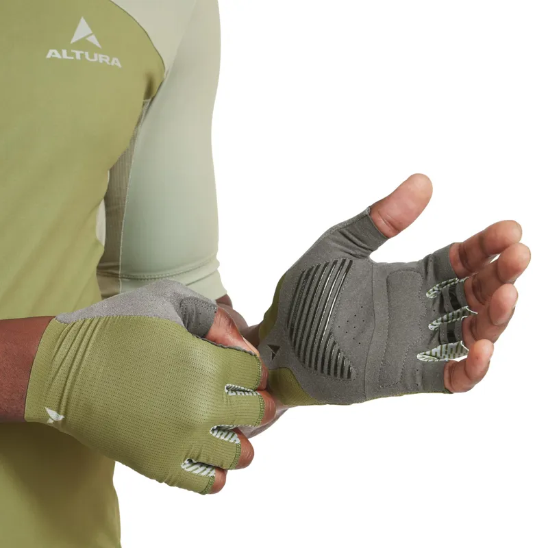 Altura Progel Cycling Mitts Olive-3