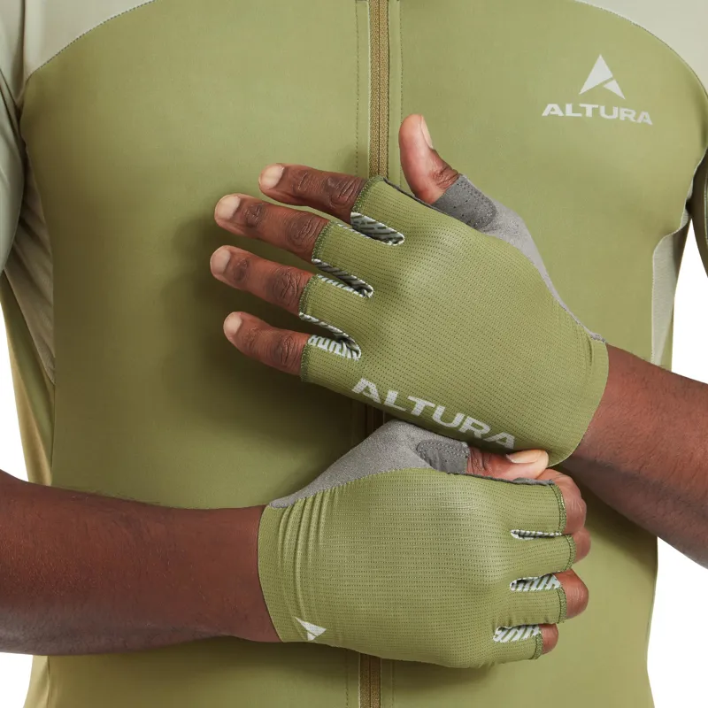 Altura Progel Cycling Mitts Olive-2
