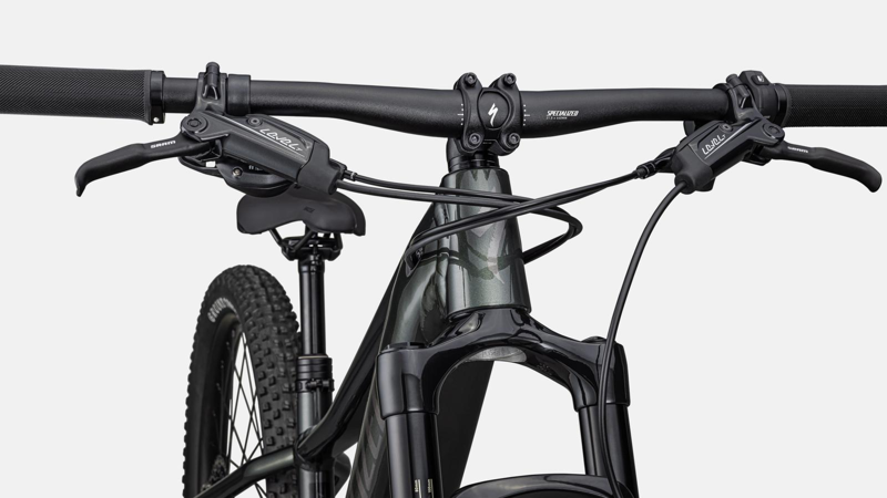 Specialized Turbo Levo SL Kids Electric Mountain Bike 2024 Gloss Oak Green Metallic/Limestone-3