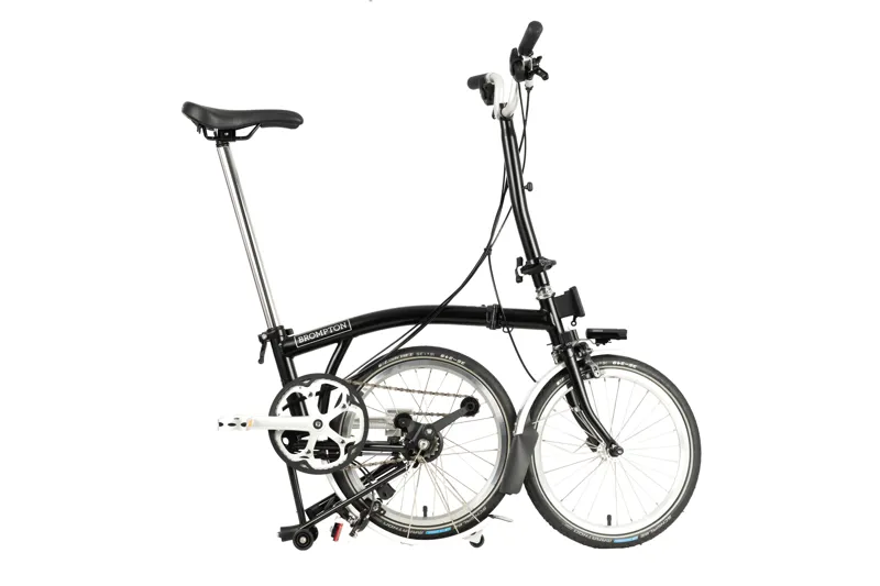 Brompton C-Line Explore High Bar Folding Bike Black-2