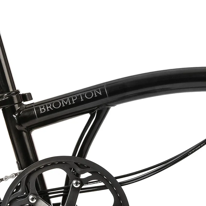 Brompton C-Line Explore Mid Bar Black Edition Folding Bike 2022 Black-4