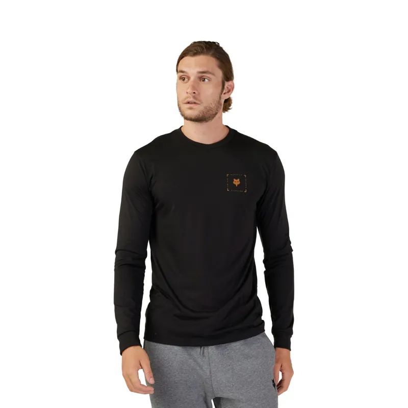 Fox Boxed Future LS Tech Tee Black-2