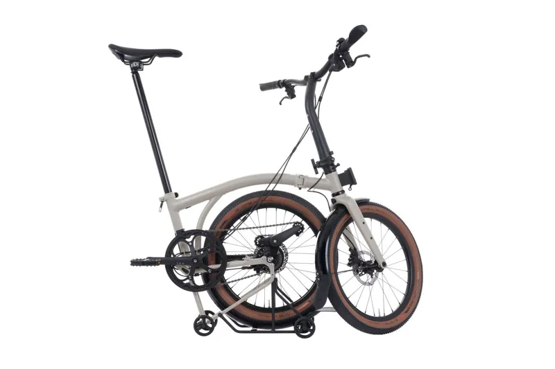 Brompton G Line Folding Bike 2026 Traildust White-2