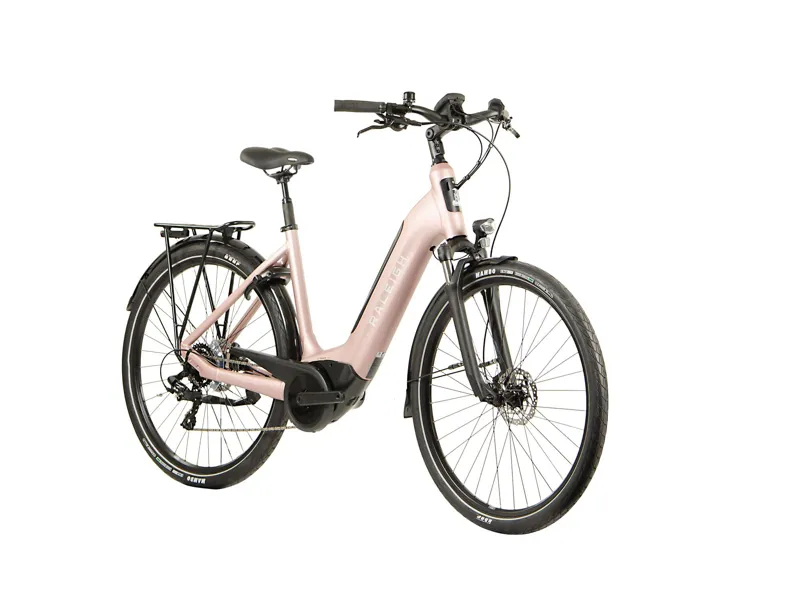 Raleigh Motus Tour Step Through Electric Bike 2023 Pink-1