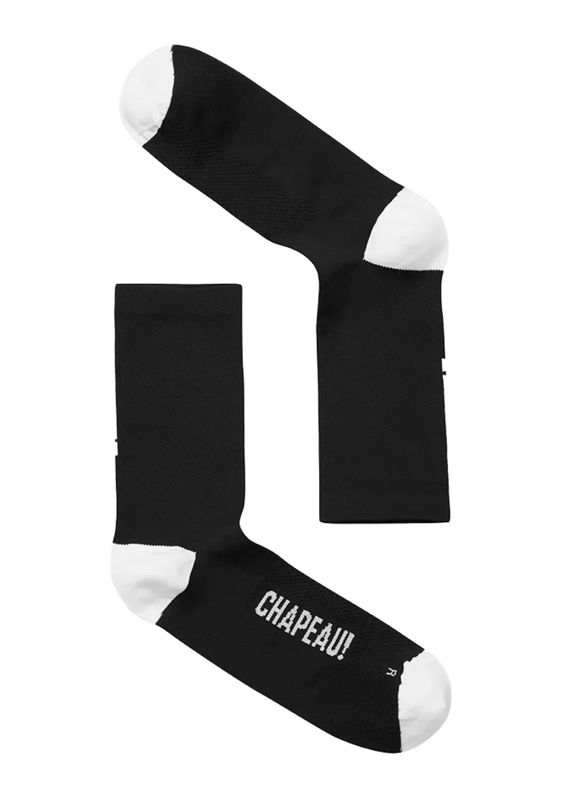 Chapeau Light Weight Tall 16cm Sock Black-2