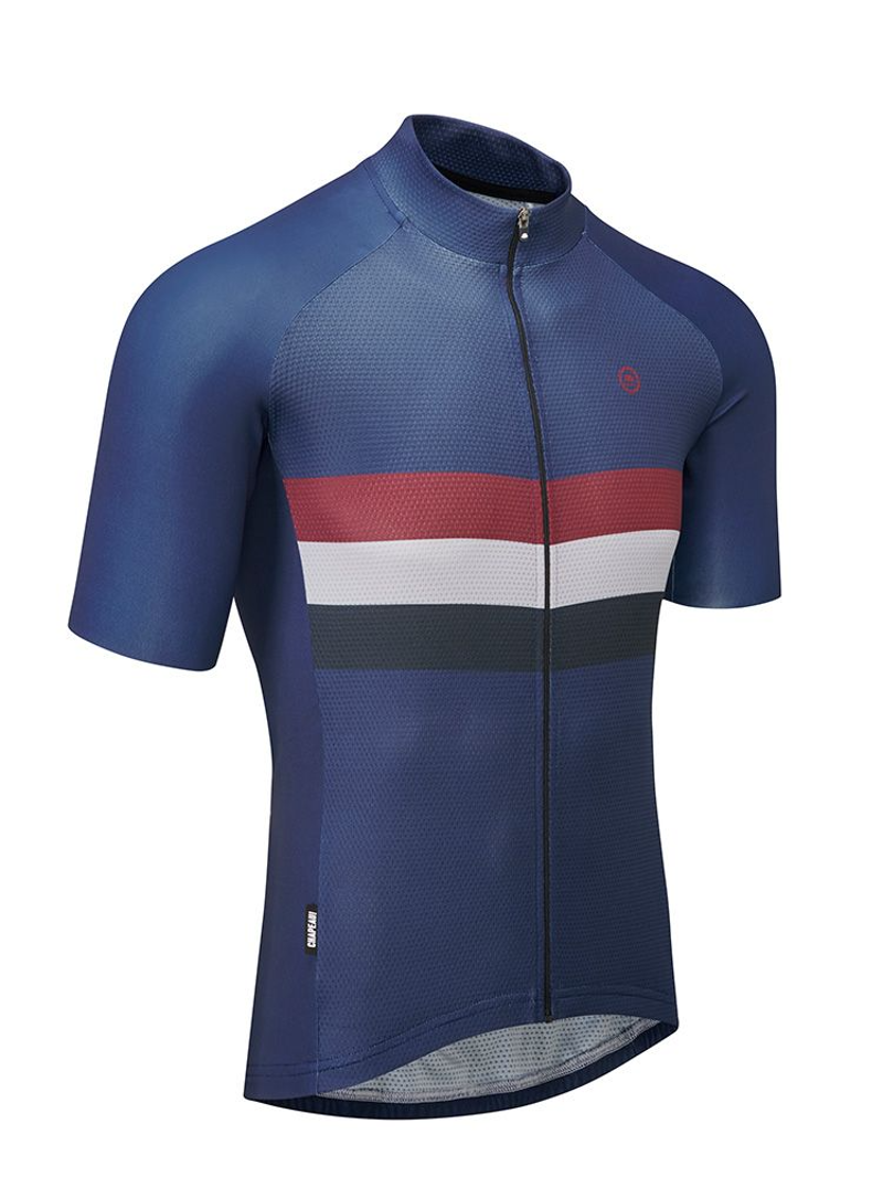 Chapeau Club Short Sleeve Jersey Stripe/Cobalt-1