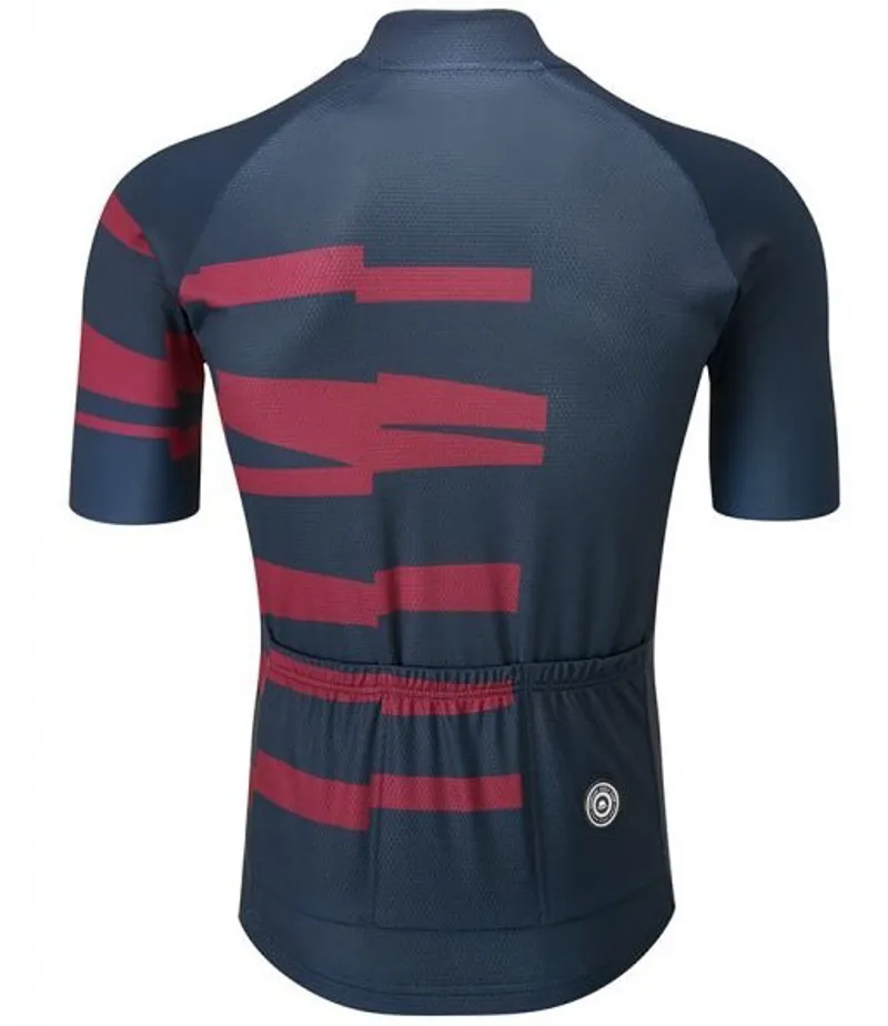 Chapeau Club Pattern Short Sleeve Road Jersey Midnight/Wine-2