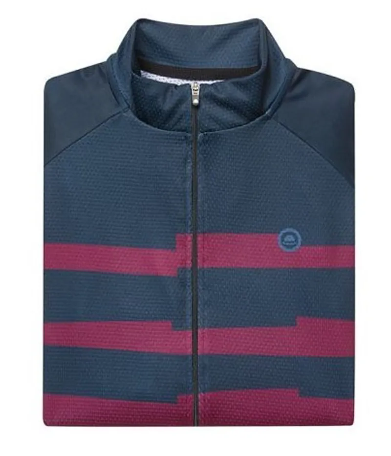 Chapeau Club Pattern Short Sleeve Road Jersey Midnight/Wine-3