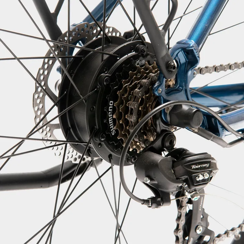 Calibre Navigate Hybrid Electric Bike Blue-5