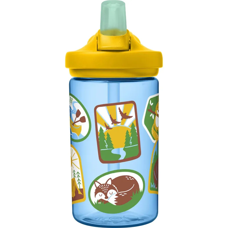 Camelbak Eddy+ Kids Bottle - Back To School Limited Edition - Explorer Patches 400ml-2