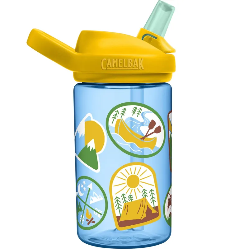Camelbak Eddy+ Kids Bottle - Back To School Limited Edition - Explorer Patches 400ml-3