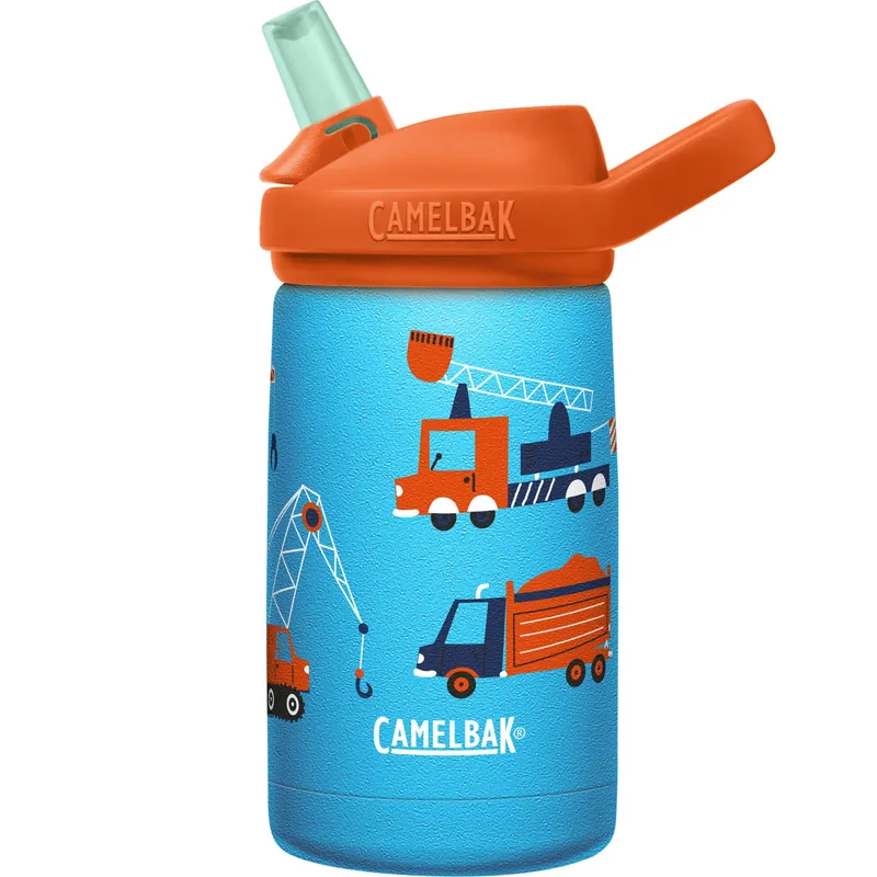 Camelbak Eddy+ Kids Vacuum Insulated Stainless Steel Bottle - Back To School Limited Edition 2024: Construction And Cranes 350ml-3