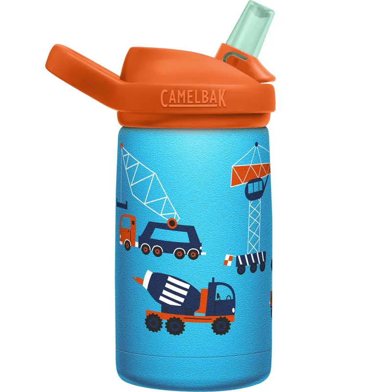 Camelbak Eddy+ Kids Vacuum Insulated Stainless Steel Bottle - Back To School Limited Edition 2024: Construction And Cranes 350ml-1