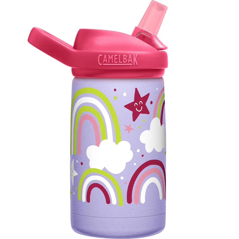 Camelbak Eddy+ Kids Vacuum Insulated Stainless Steel Bottle - Back To School Limited Edition 2024: Rainbow Stars 350ml-1