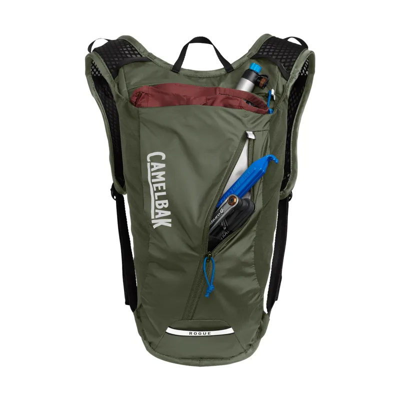 CamelBak Rogue Light 7 Bike Hydration Pack with Crux 2L Reservoir - Dusty Olive-3