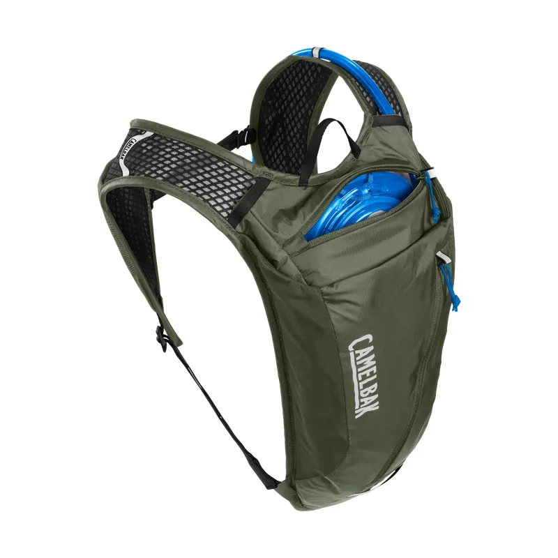 CamelBak Rogue Light 7 Bike Hydration Pack with Crux 2L Reservoir - Dusty Olive-2