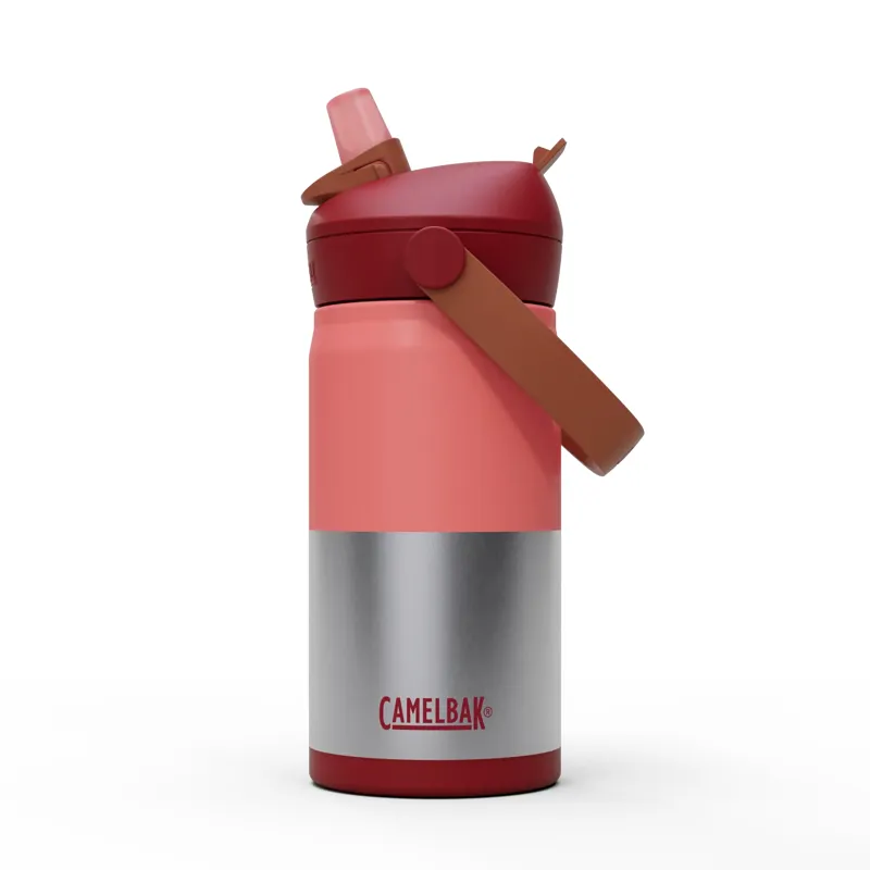 Camelbak Thrive Flip Straw Vacuum Insulated Stainless Steel Kids Bottle 12oz/350ml Demi Blush