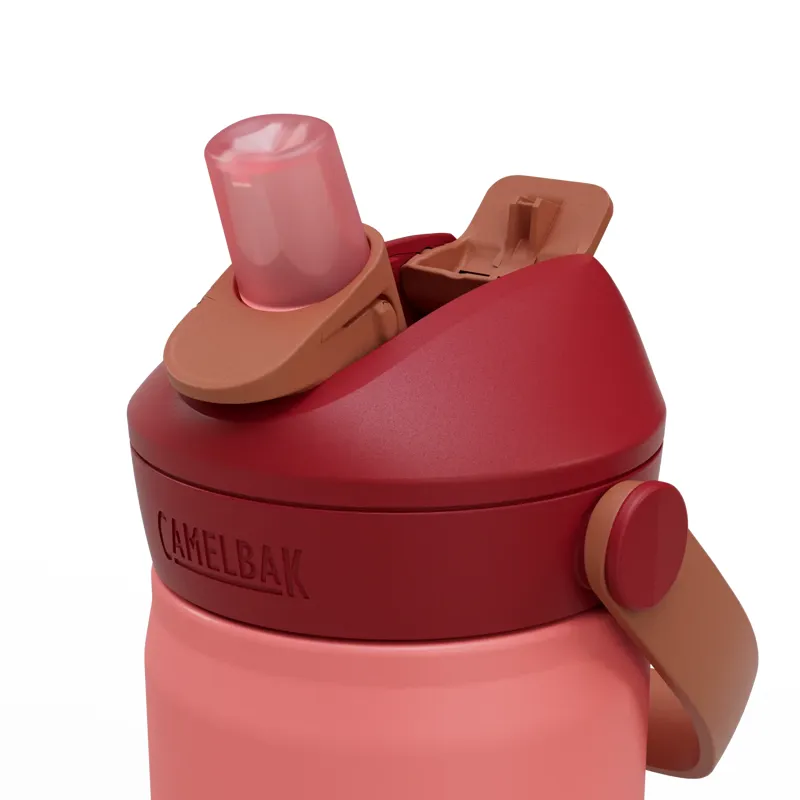 Camelbak Thrive Flip Straw Vacuum Insulated Stainless Steel Kids Bottle 12oz/350ml Demi Blush-2