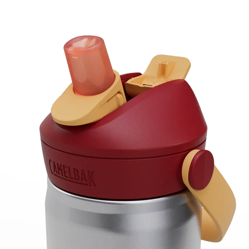 Camelbak Thrive Flip Straw Vacuum Insulated Stainless Steel Kids Bottle 12oz/350ml Orange Sunset-2