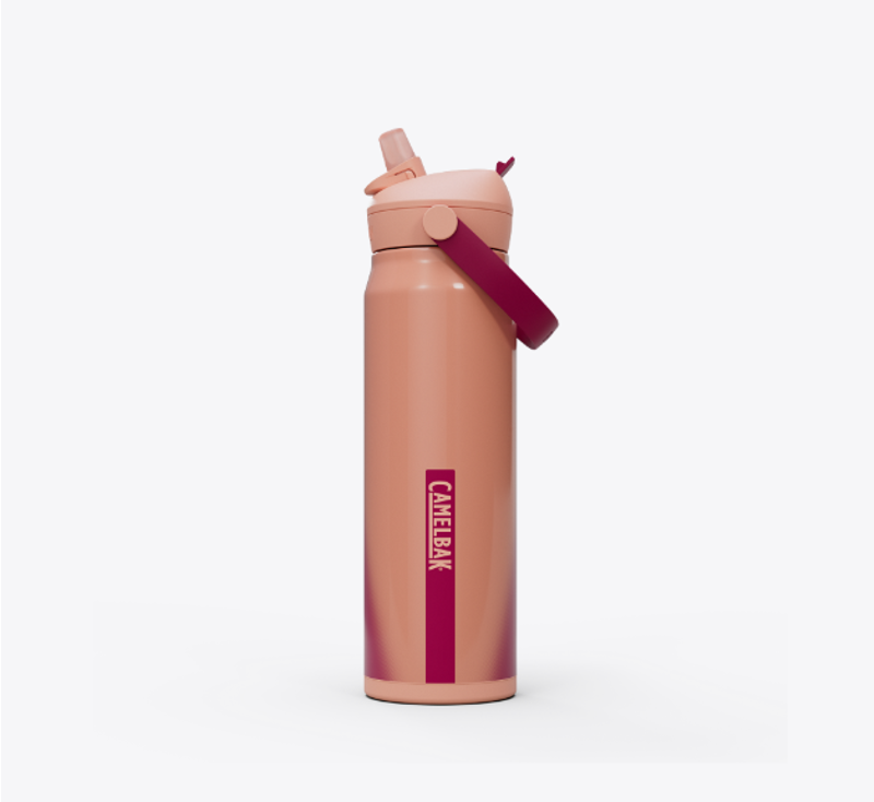 Camelbak Thrive Flip Straw Vacuum Insulated Stainless Steel Bottle 20oz/600ml Blush Dawn
