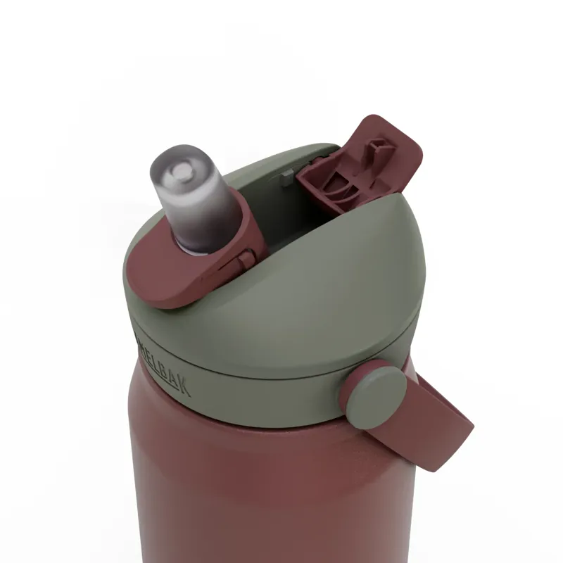 Camelbak Thrive Flip Straw Vacuum Insulated Stainless Steel Bottle 25oz/750ml Burnt Umber-2