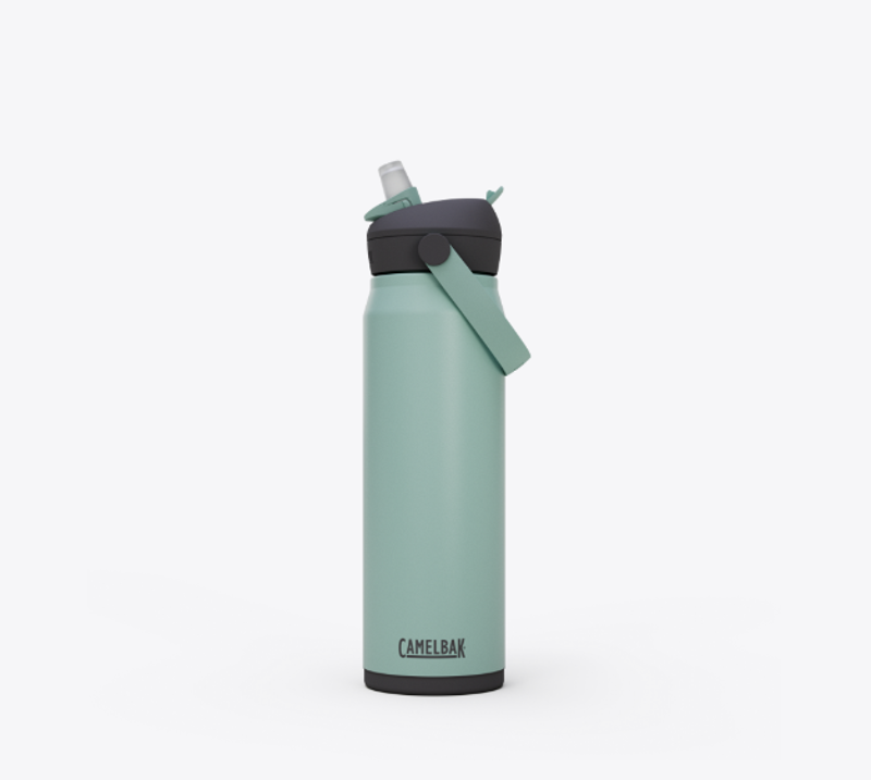 Camelbak Thrive Flip Straw Vacuum Insulated Stainless Steel Bottle 25oz/750ml Silver Mist