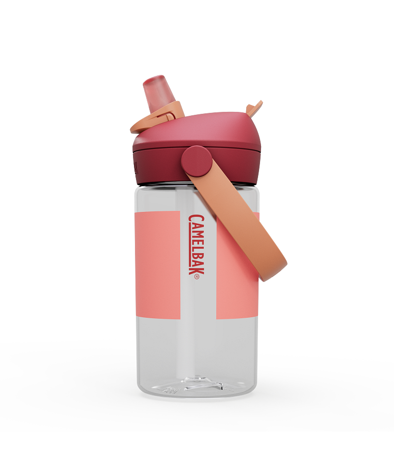 Camelbak Thrive Flip Straw Kids Bottle 14oz/400ml Demi Peach