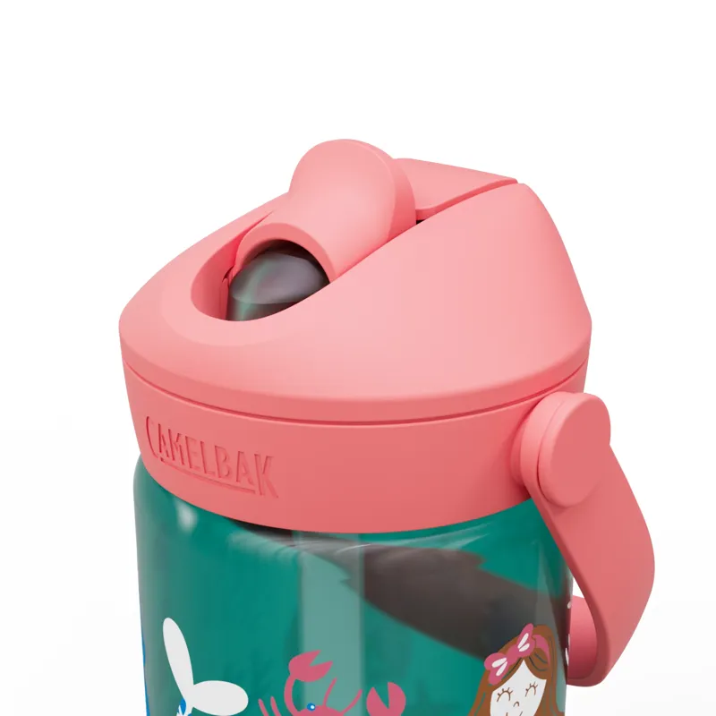 CamelBak Thrive Flip Straw Kids 14oz/400ml Bottle with Tritan Renew Mermaid Friends -3