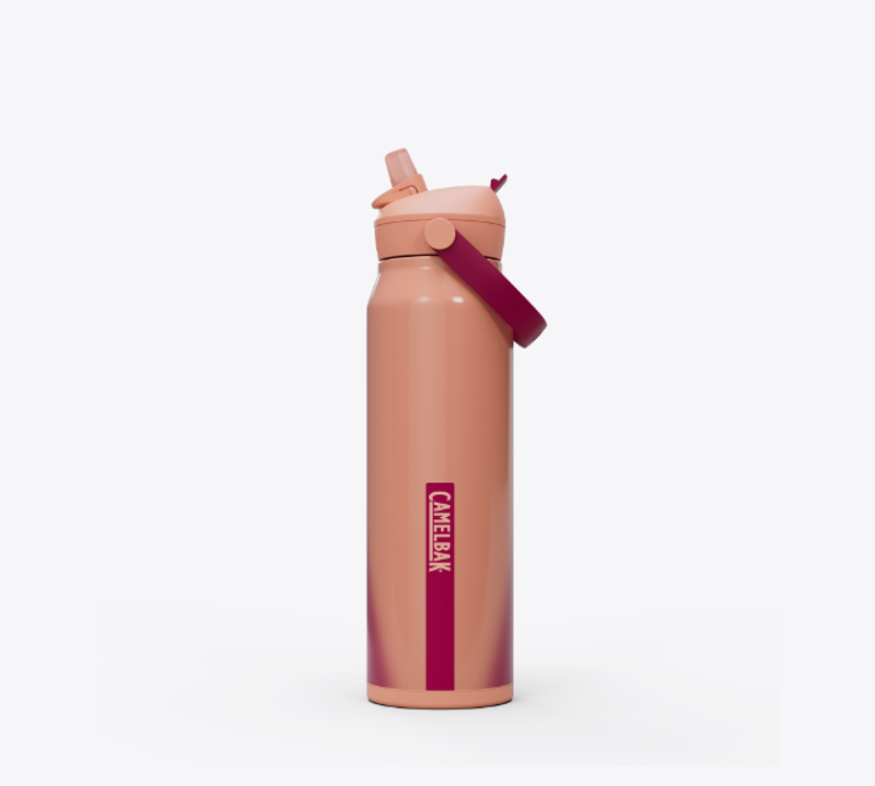 Camelbak Thrive Flip Straw Vacuum Insulated Stainless Steel Bottle 32oz/1L Blush Dawn