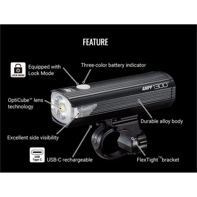 CatEye AMPP 1300 Front Bike Light-3