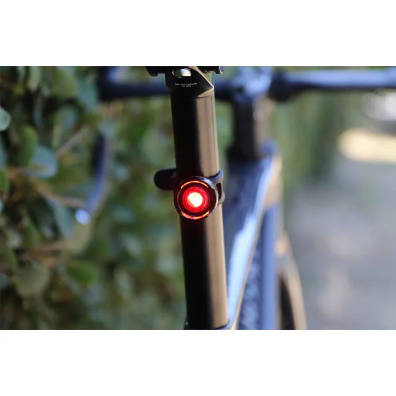 Cateye Orb II Rechargable Rear Bike Light Polished Black-1