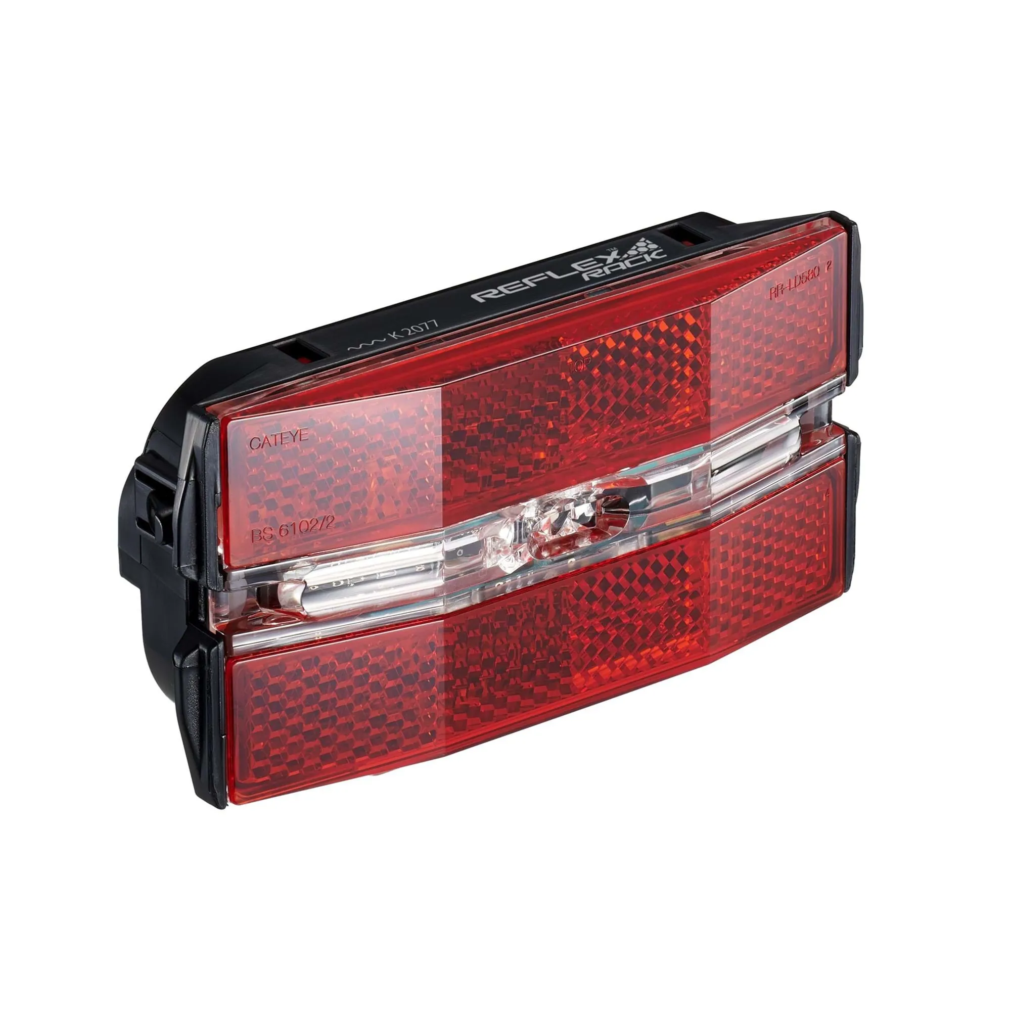 Bicycle Rear Rack Light Cateye Reflex Rack Rear Bike Light Black