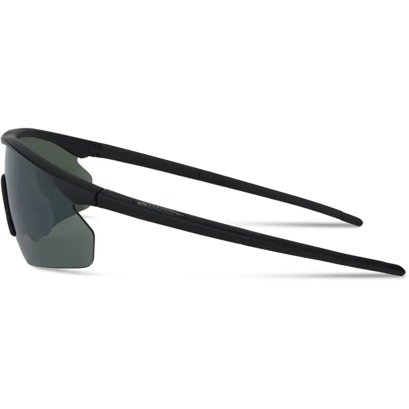 Madison DFlex Sunglasses 3 Lens Pack Matte Black Frame/Dark Mirror/Amber/Clear Lenses-1