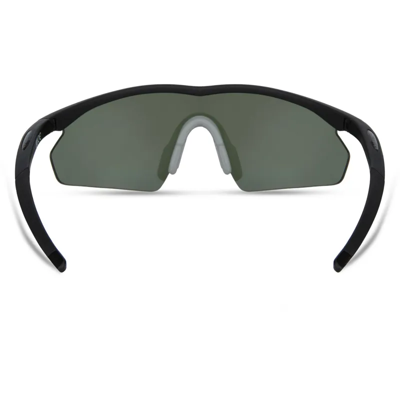 Madison DFlex Sunglasses 3 Lens Pack Matte Black Frame/Dark Mirror/Amber/Clear Lenses-4