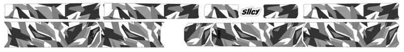 Slicy Sublimistick Colour Frame Protection One Size Glossy Camo