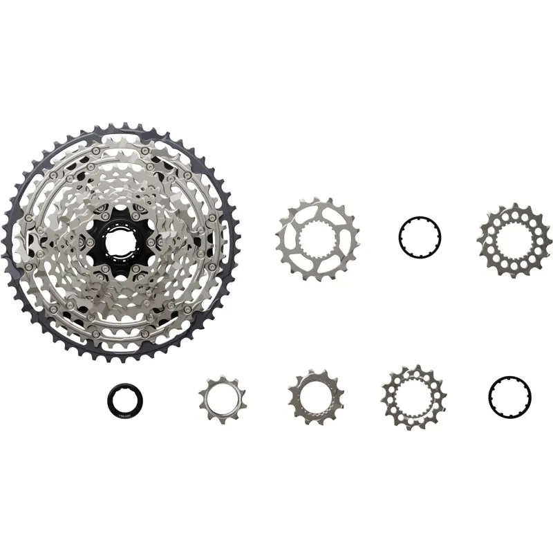 Shimano Deore M7200 12-Speed 10- 51 Micro Spline MTB Cassette Silver/Black-3